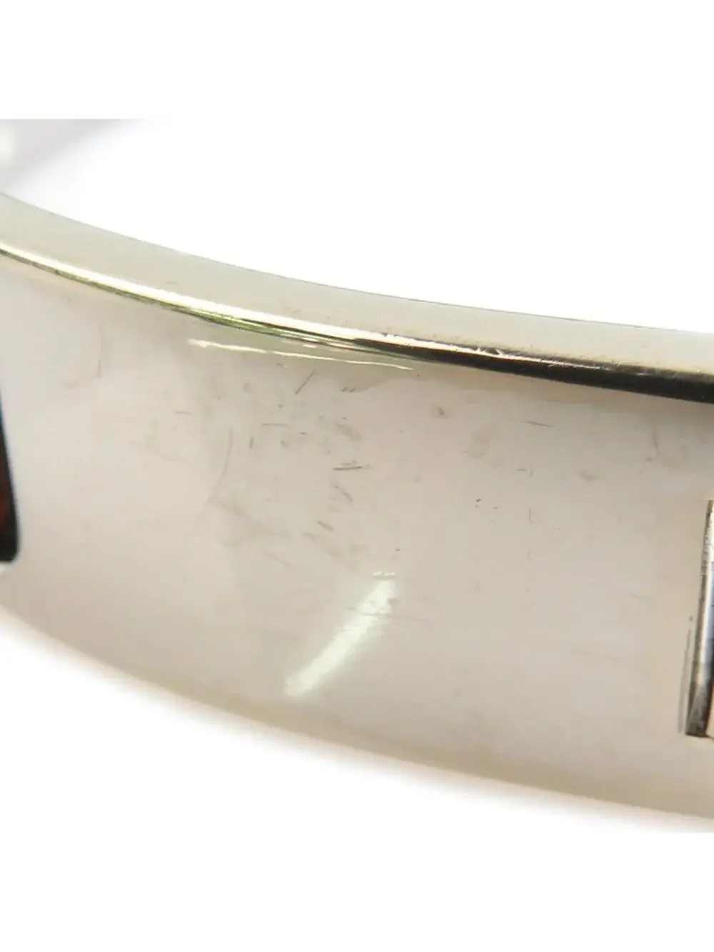 Auth Hermes Clic Clac H Bangle Bracelet #302676H49B